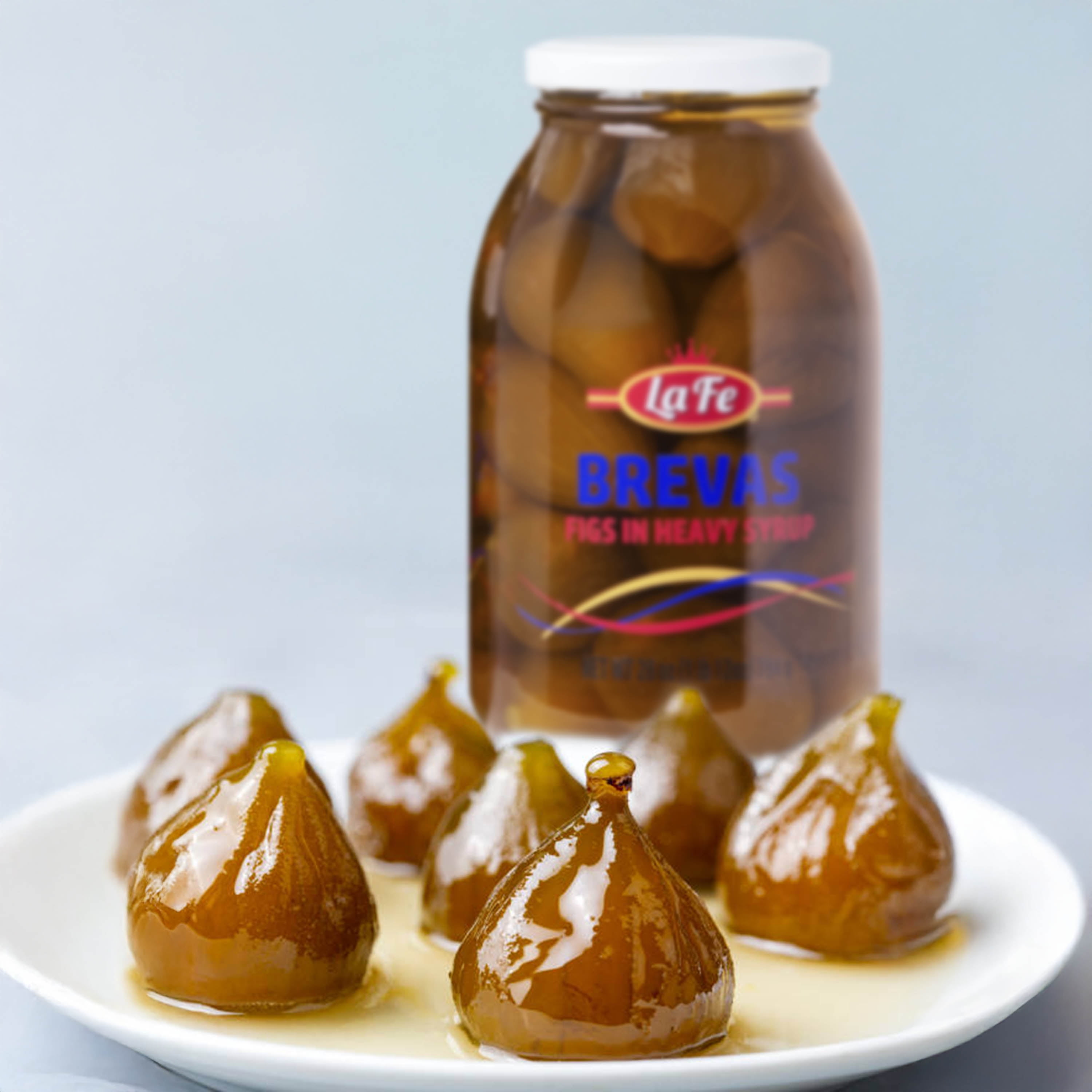 La Fe Conservas Brevas – Whole Figs in Heavy Syrup,  28oz – 2 Pack