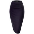 thumbnail image 1 of Thanth Womens Waist Band Streychy Solid Pencil Skirt(Plus Size Available), 1 of 4