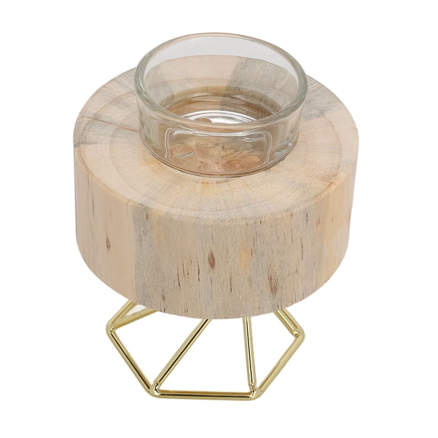 Candle Decorative Holder, Delicate Metal Bracket Stable Elegant Space Saving Unique Candle Holder For Office