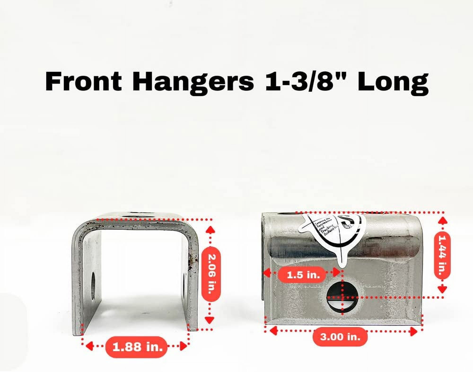 Southwest Wheel 4,400 lbs. Trailer Axle Suspension Kit (Leaf Springs, Hanger & U-Bolt kit)