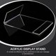 thumbnail image 4 of 9Pcs Acrylic Display Stand L-shape Slanted Sign Holders Desktop Paper Menu Holder, 4 of 5
