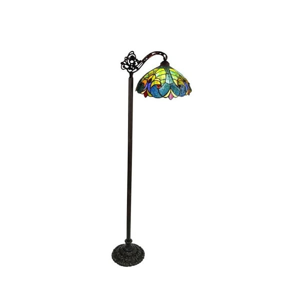 CHLOE Lighting LIAISON Tiffany-style 1 Light Victorian Reading  13" Floor Lamp Shade