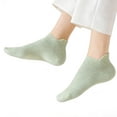 thumbnail image 2 of YTCAMLO Cotton Womens Ankle Socks With Heel Tab, Casual No Show Athletic Socks, Soft Breathable Eyelet Workout Socks, 2 of 6