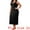 Black, variant on DARING DIVA Plus Size Basic Sleeveless Crewneck Maxi Knit Tank Dress 1X Light Brown