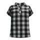 thumbnail image 5 of Blusas para las Mujeres Casual Verano Botón Sólido Cuello en V Suelto Camiseta Blusa Tela Suave Transpirable para la Oficina Casual Uso Diario Camisa de Denim Vestido Mujeres, 5 of 8