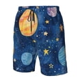 thumbnail image 4 of Fuzoiu Planets And Stars1 Print Men's Beach Shorts,Men's Swim Trunks,Quick Dry Board Shorts with Pockets,Men's Bathing Suits for Surfing, Running, and Casual Wear-Medium, 4 of 6