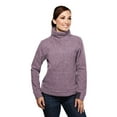thumbnail image 1 of Tri-Mountain Solace 7070 Anti-Pilling Micro Fleece Sweater, Large, Eggplant, 1 of 2