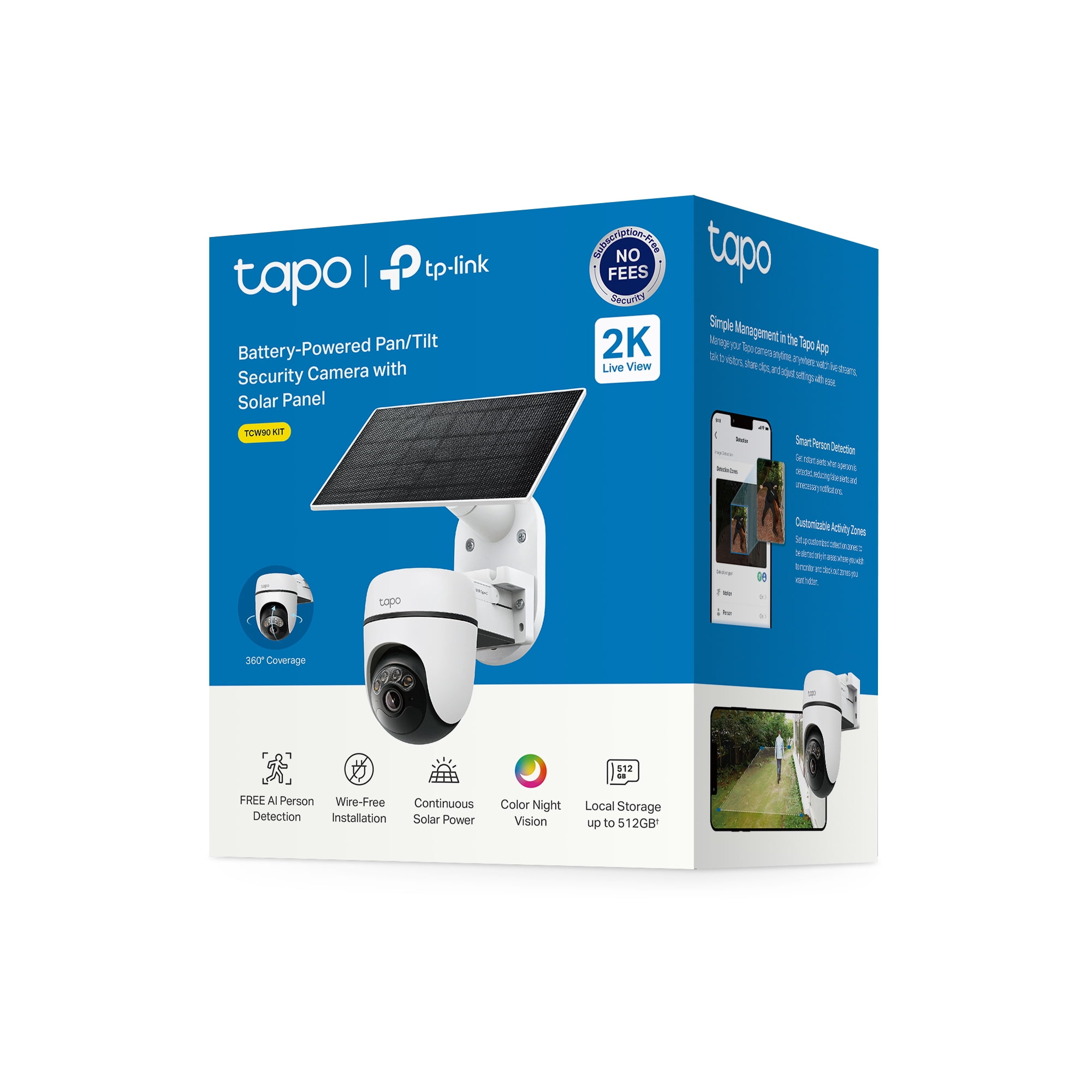 Tapo Pan-Tilt Security Camera, IP65 Weather Resistance