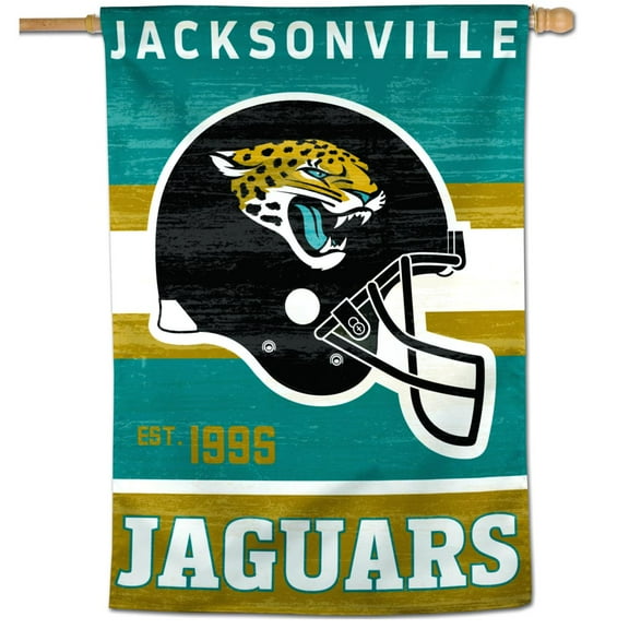 WinCraft Jacksonville Jaguars 28" x 40" Retro Single-Sided Vertical Banner