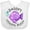 AA-White, variant on Inktastic Daddy's Fishing Buddy with Cute Purple Fish Boys or Girls Baby Bib
