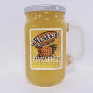 Blackburn's Pineapple Preserves 12 10 oz by T J BLACKBURN SYRUP WORKS INC
