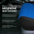 thumbnail image 5 of For 2022-2024 Nissan Frontier FH Group Custom Fit Neoprene Car Seat Covers Wateropoof - Blue Full Set, 5 of 10