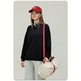 thumbnail image 3 of jinghuiyue Womens Sweatshirts Casual Crewneck Oversized Long Sleeve Pullover Hoodies Tops XL, 3 of 8