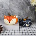 thumbnail image 4 of Escultura Estatua,Decoración de adornos de calabaza de estatuilla de animales de Halloween,Artesanías de la estatua de la resina de la calabaza del del mapache,Colección de Soledad Escultura Estatua, 4 of 6