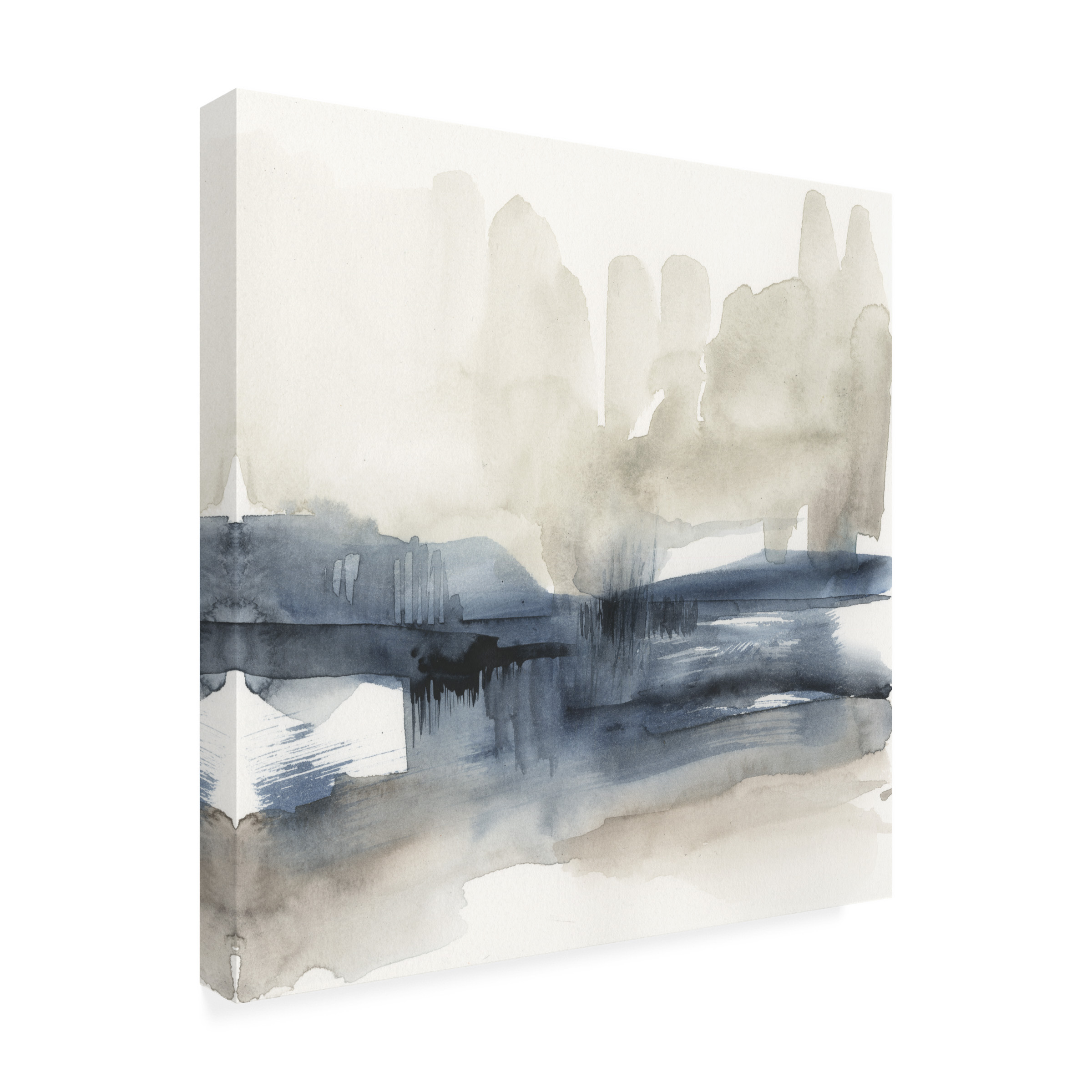 Trademark Fine Art Jennifer Goldberger Fog on the Horizon III Canvas Wall Art - 35x35