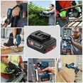 thumbnail image 2 of 2Pack For Bosch 18V Li-ion 5.0AH BAT609 BAT618 BAT610G BAT619 BAT620 Battery, 2 of 6