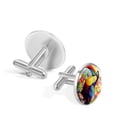 thumbnail image 3 of Toucan Premium Stainless Steel Shirt Cufflink Set for Men - Ideal for Formal Attire and Special Events, 3 of 6