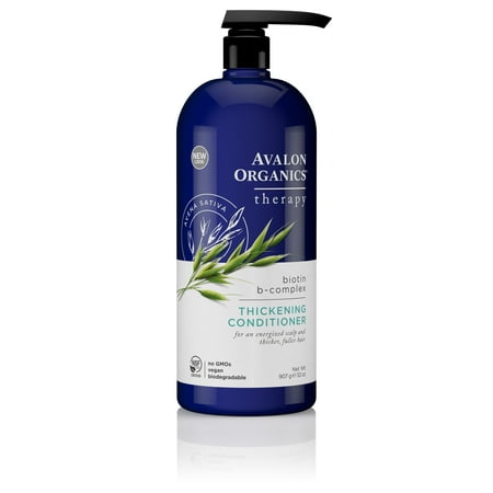 Avalon Organics Thickening Biotin B-Complex Conditioner, 32 (Best Organic Baby Conditioner)