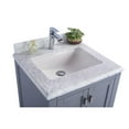 thumbnail image 4 of Laviva Wilson 24" Wood Cabinet with Carrara Marble Countertop in Gray/White, 4 of 10