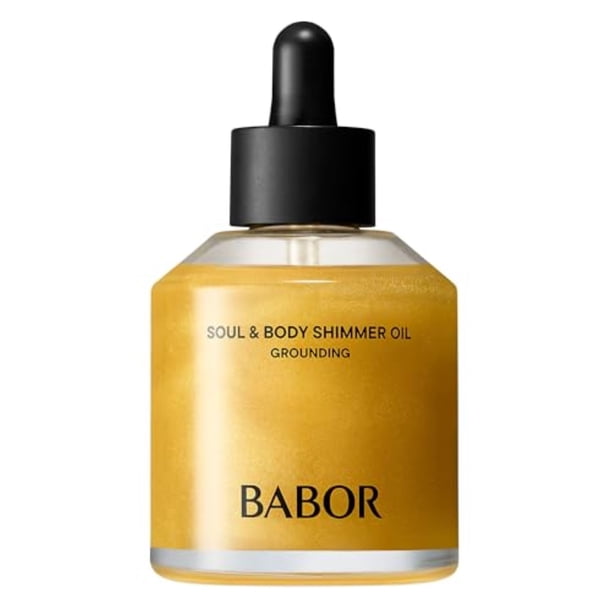 BABOR Soul & Body Shimmer Oil con vitamina F para una piel suave y tersa Ácidos grasos y aceites vegetales para una piel nutrida con efecto radiante 3.38 fl oz