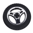 thumbnail image 2 of Wheelchair Wheel PU Wheel Alloy Steel Hub Explosion Proof 4 Holes Walker Tire Replacement 250mm, 2 of 5