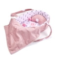 thumbnail image 3 of Enjoyin Juego de 8 accesorios para muñeca bebé, incluye biberón, chupete, manta, almohada, vajilla y moisés para muñecas de 9 a 12 pulgadas, 3 of 5