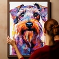 thumbnail image 6 of Cesky Terrier Canvas Wall Art Famous Oil Paintings Monets Watercolor Dog Canvas Funny Dog Canvas Floral Print Abstract Farmhouse Gallery Aesthetic Room Decor for Bedroom Bathroom, 6 of 6