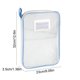 thumbnail image 3 of Carpeta A4 | Bolsa organizadora de tareas de gran capacidad | Bolsa de malla transparente multicapa para útiles escolares, documentos y exámenes, 3 of 6