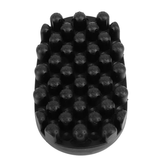 Rubber Curling Hair Brush - Twist King Sponge for Afro Hair, Washable Curl Sponge Styling Tool (Small Tooth) Black,Grey