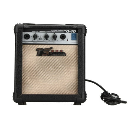 High-Peformance GT-10W Guitar Amplifier Black Suitable for Acoustic and Electric Guitars Not for Bass