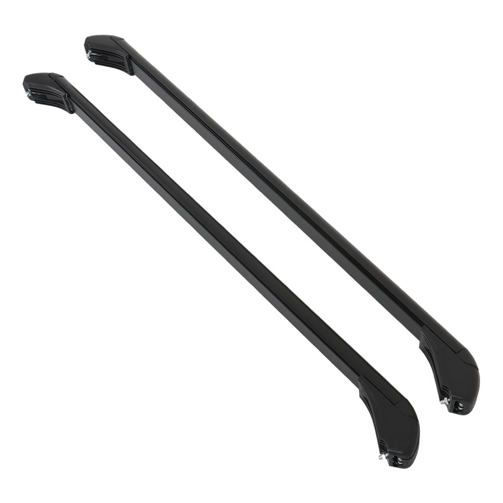 Labwork Universal 43.3in Aluminum Roof Luggage Rack Cross Bar Carrier Adjustable Window Frame - 110cm