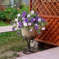 thumbnail image 4 of IMossad Artificial Fake Flowers Plants for Outdoor Decoration, Spring Faux Petunias Silk Flower UV Resistant No Fade Floral for Home Garden Balcony Yard Porch Realistic Indoor Decor, 4 of 10