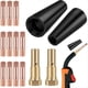 thumbnail image 2 of Kit de Soldadura MIG de 15 Piezas, Puntas de Soldadura de Latón de 0,8/0,9 mm, Accesorios de Repuesto para Soldador Compatibles con Weld 261308 306, 2 of 8
