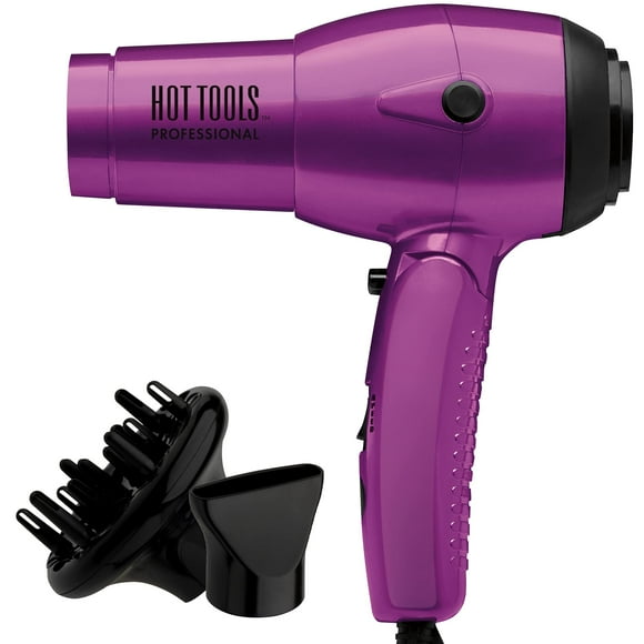 Secador de pelo compacto iónico Hot Tools Pro Artist de 1875 W | Ligero, ideal para viajes