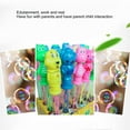 LDIHAO 24 Pack Bubble Wands 38cm Cartoon Bubble Wand Bulk Stall Square Park Entertainment Toys