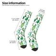 thumbnail image 2 of Naloa Cactus Plants1 Thigh High Socks Extra Long Stretchy Sock Women Over Knee High Opaque Stocking Daily Wear, 2 of 6
