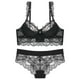 thumbnail image 1 of Gibobby Conjunto ropa interior mujer Lenceria Mujer de una Pieza Erotica Baby Doll Sexy Conjunto de Ropa Interior Sensual para Mujer(Negro, 75A), 1 of 3