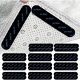 thumbnail image 1 of 24 piezas - Adhesivo antideslizante - Almohadillas antideslizantes - Agarre para alfombras - Para alfombras, tapetes, tapetes de ducha y más - Antideslizante - Cinta adhesiva de doble cara - Negro, 1 of 7