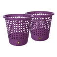 thumbnail image 1 of Set De 2 Cestos Papeleros Ovalados D27 X A26.5 (Morado), 1 of 4