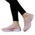 thumbnail image 4 of GHSOHS Slippers for Women Mesh Breathable Lightweight Flat Bottom Half Slippers Summer Fashion Sports Shoes Slide Sandals(40,Pink), 4 of 9