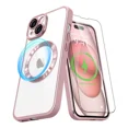 thumbnail image 1 of Funda Magsafe Purpurina Para iPhone Con Protector Pantalla, 1 of 4