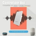 thumbnail image 4 of HLONK Interrupteurs Triples Intelligents 2.4GHz Wi-Fi 3 Gang Interrupteur Simple Pôle Fil Netural Requis Interrupteur Intelligent Combo Fonctionne avec Alexa Google Assistant Télécommande, 4 of 14