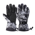 thumbnail image 1 of Guantes de esquí para mujer, de invierno, cálidos, con diseño de grafiti, para exteriores, resistentes al frío, para parejas, con forro polar grueso, con pantalla táctil, guantes de algodón para, 1 of 6