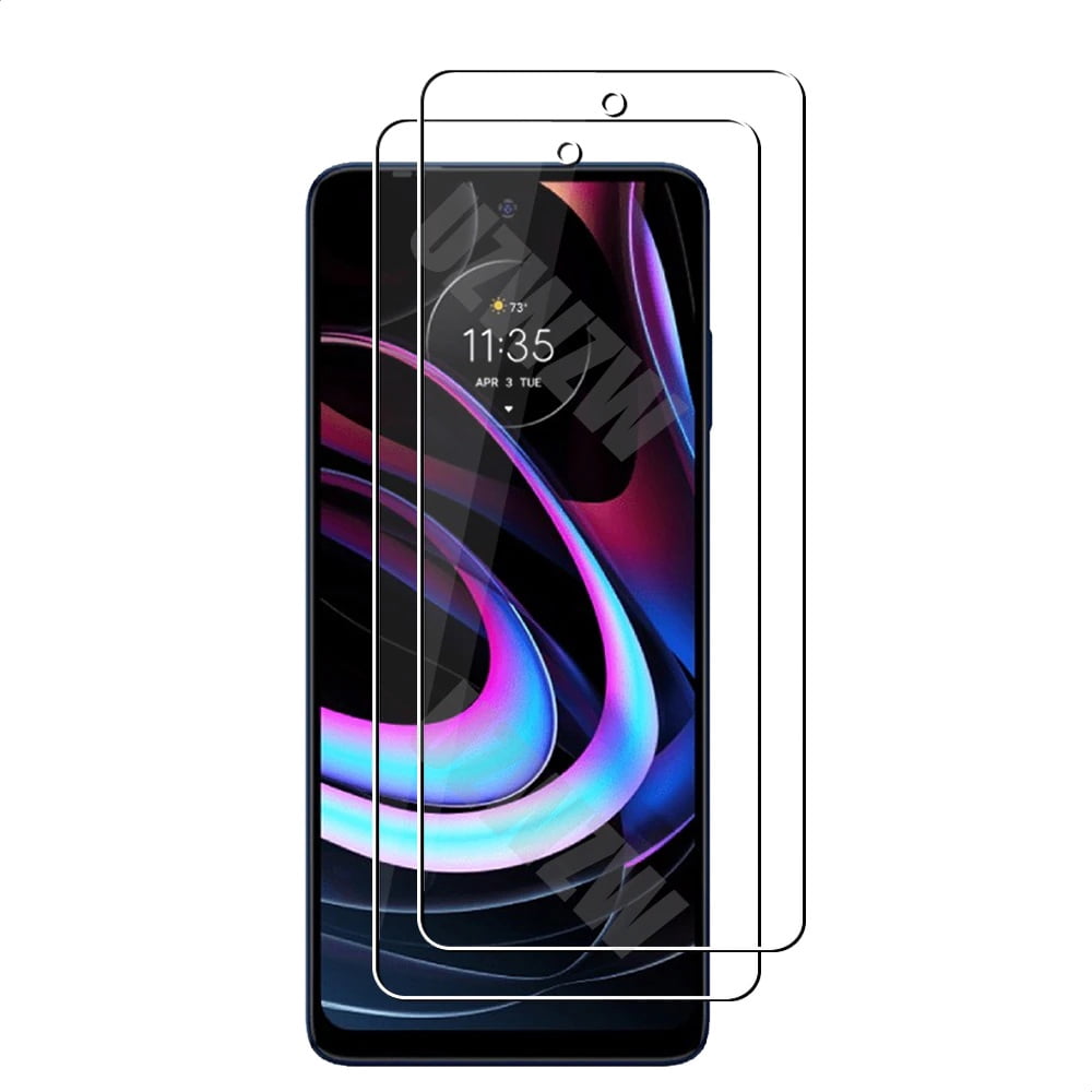 PST [2 Packs] Motorola Moto Edge 2022 (6.6") Screen Protector, Tempered Glass Screen Protector with Case Friendly & Bubble Free