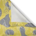 thumbnail image 6 of Ambesonne Fashion Valance & Curtain, Botanic Motifs Abstract Art, 55"x24", Mustard and Pale Slate Blue, 6 of 7