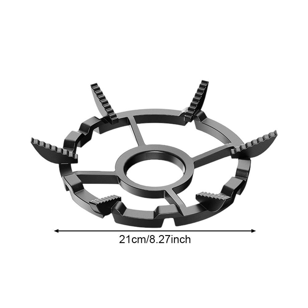 Slccxzc Cast Iron Wok Support Ring Universal Stove Rack Cooktop Pan Holder