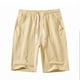thumbnail image 1 of pstuiky Pantalones cortos para hombre, Pantalones cortos deportivos holgados para hombre con cintura de cinco piezas y cordón ajustable. Pantalones cortos de golf, 1 of 8