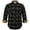 19 Gray Black, variant on COEVALS CLUB Mens Flannel Long Sleeve Shirts Corduroy Lined Snap Button Up Cotton Western Solid Shirts (Black/XL 17#)