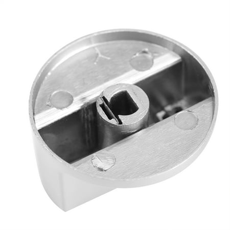 Walfront 2pcs 6mm Zinc Alloy Home Kitchen Gas Stove Knobs Cooker