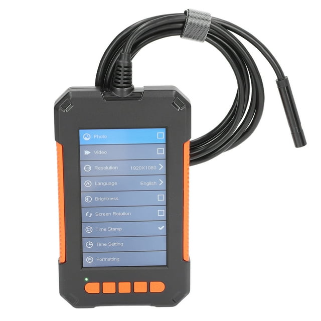 Cámara de inspección endoscópica industrial, endoscopio industrial 1080P digital P Cámara de inspección con boroscopio digital Cámara de alcantarillado Ingeniería de precisión